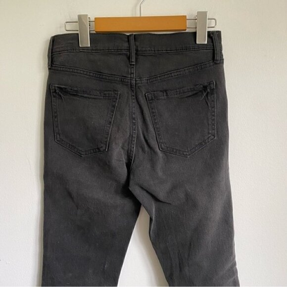 Nwt 🆕 Sam Edelman Women Linnie Kick Flare High Rise Waist Jeans • Black • US 25 - Picture 7 of 8